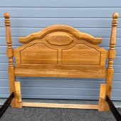 Oak Four Poster Bed Queen