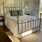 Queen Size Brass Bed Used