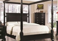 Black 4 Poster Queen Bed