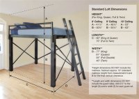 How To Loft A Queen Size Bed