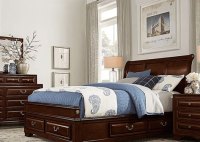 Mill Valley Ii Cherry Queen Sleigh Bedroom With Storage
