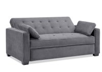 Serta Augustine Queen Sofa Bed In Grey