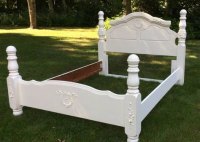 Shabby Chic Queen Bed Frame