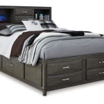 Caitbrook Queen Storage Bed With 8 Drawers Assembly Instructions