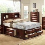 Queen Captains Bed With 6 Drawers