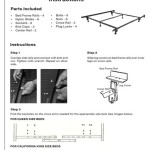 Queen Size Bed Frame Assembly Instructions