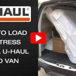 U Haul 9 Cargo Van Queen Bed