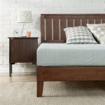 Zinus Vivek 37 Deluxe Wood Platform Bed Frame With Headboard Queen